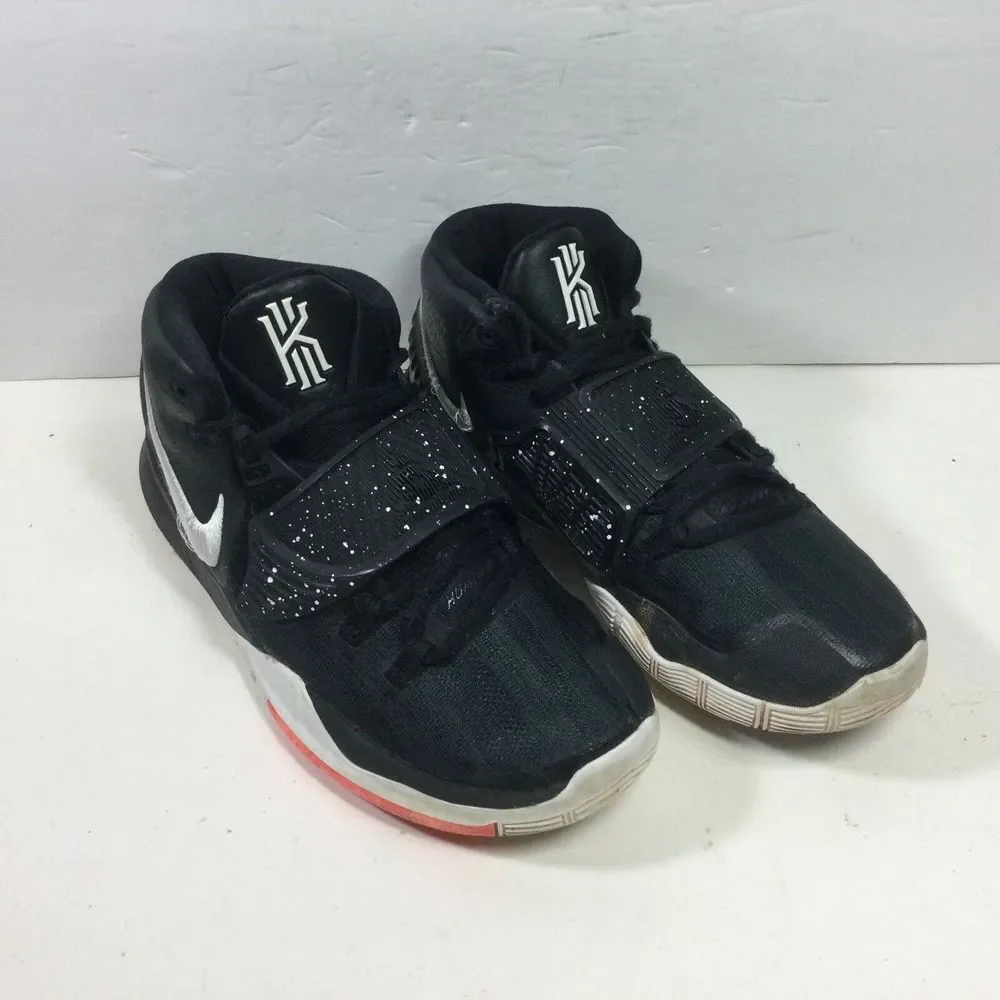 Nike Kyrie 6 GS Basketball Shoes Youth Boys Size 5.5Y Black Sneakers BQ5599-001‎